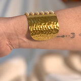 Brazalete con perlas y cristales