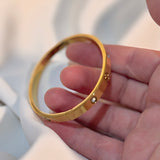 Pulsera trébol y cristales
