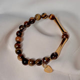 Pulsera elástica ojo de tigre