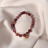 Pulsera elástica amatista