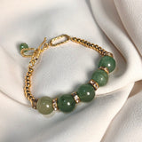 Pulsera de jade verde