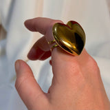Anillo maxi corazón bold