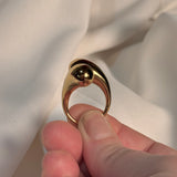 Anillo doble gota volumétrica