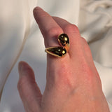 Anillo doble gota volumétrica