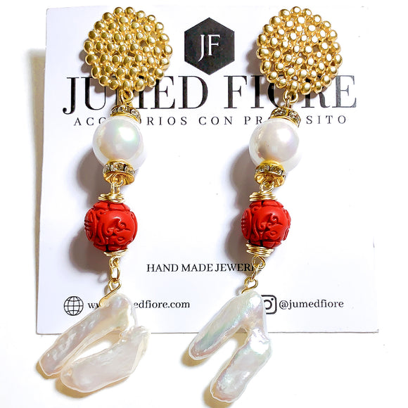 pendientes mujer madrid perlas